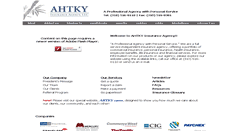 Desktop Screenshot of ahtky.com