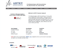 Tablet Screenshot of ahtky.com